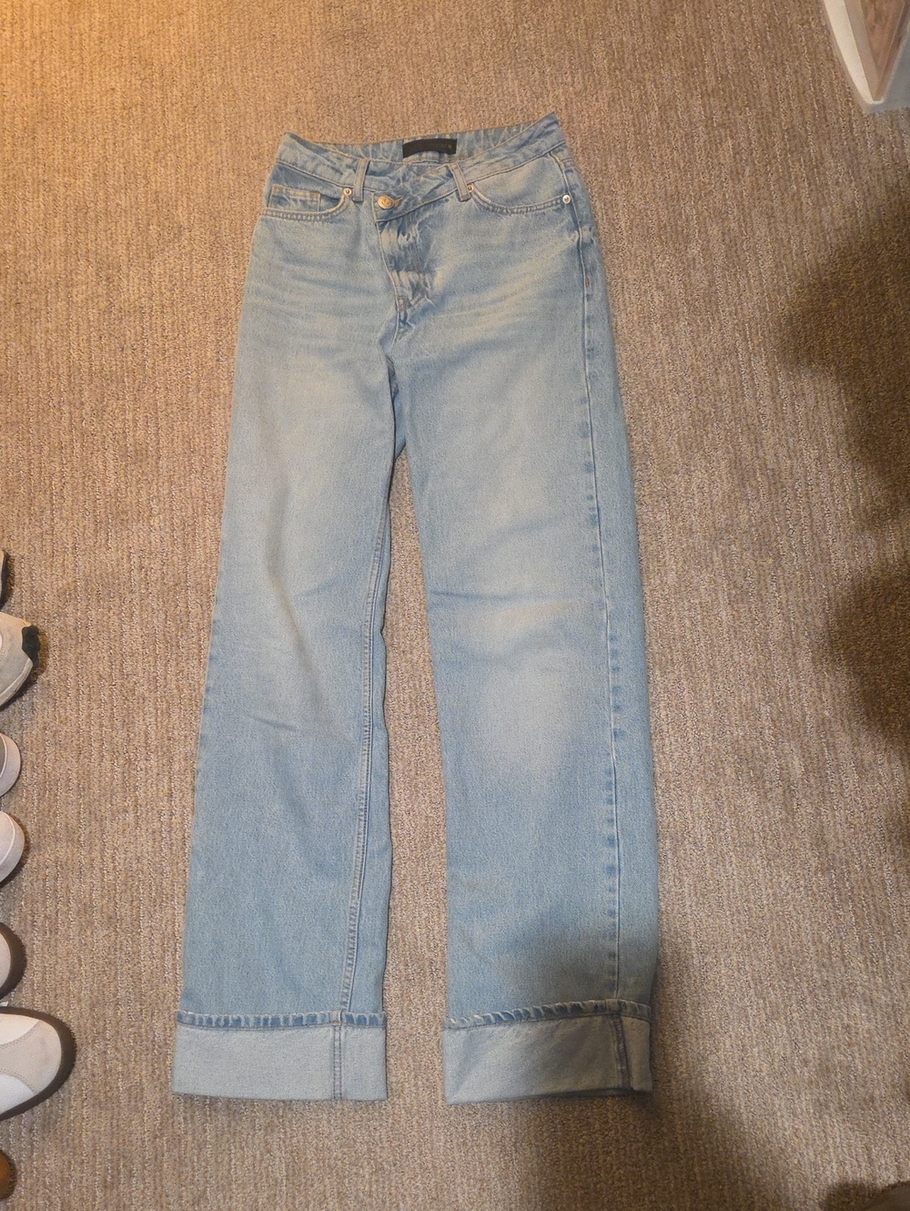 Zara Light Blue Wide-Leg Women’s Jeans